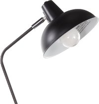 LS-DARBYFL-BK Contemporary Black Metal Floor Lamp - Darby-4