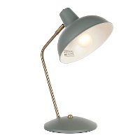 LS-DARBYTB-GNAU Contemporary Sage Green Metal Table Lamp - Darby-7