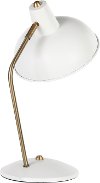 LS-DARBYTB-WAU Contemporary White Metal Table Lamp - Darby