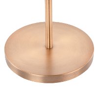 LS-MOONFL-AU Contemporary Gold Metal Floor Lamp with Frosted Glass Shade - Moon-4