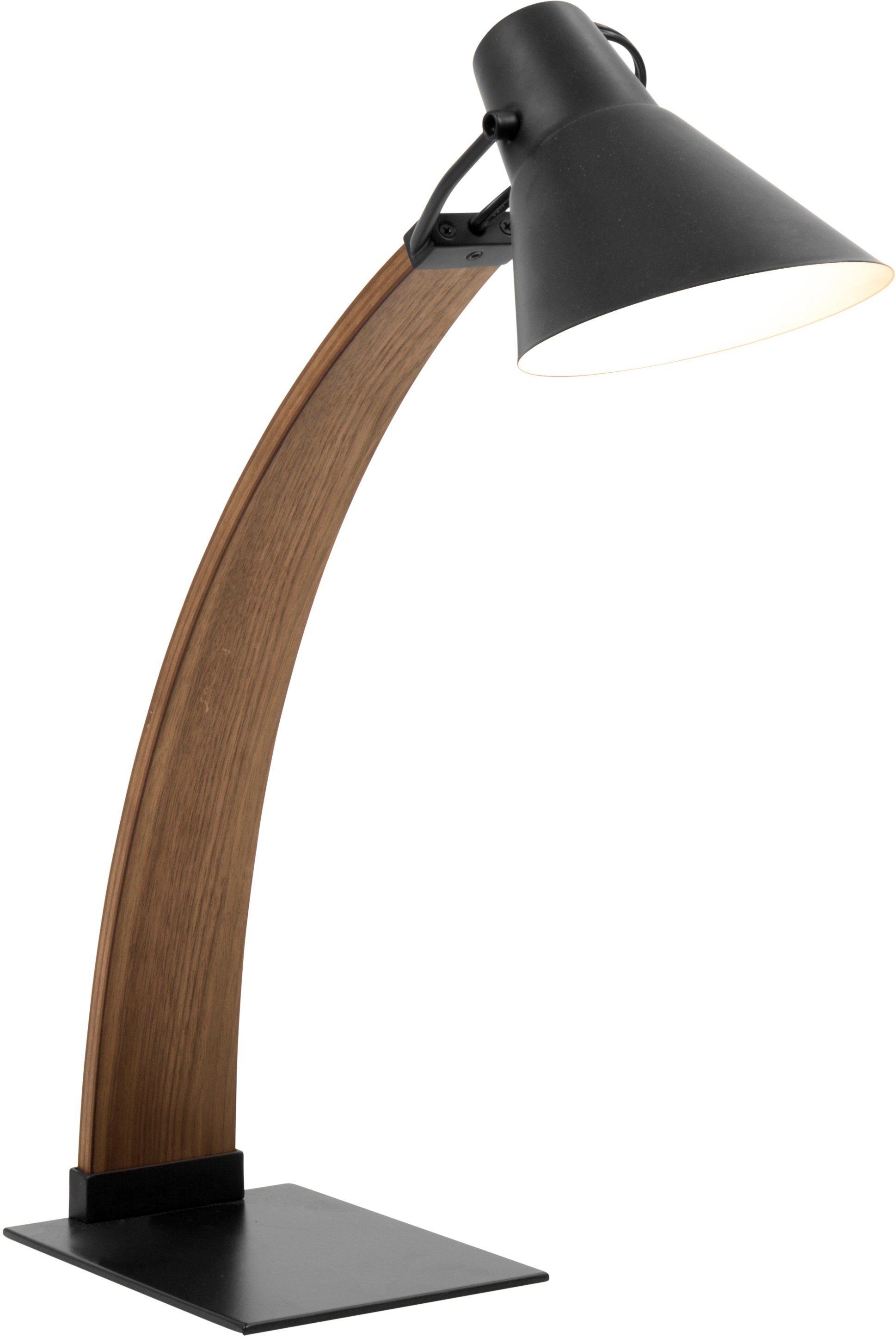 LS-NOAH-WL-BK Mid Century Modern Walnut and Black Table Lamp-2