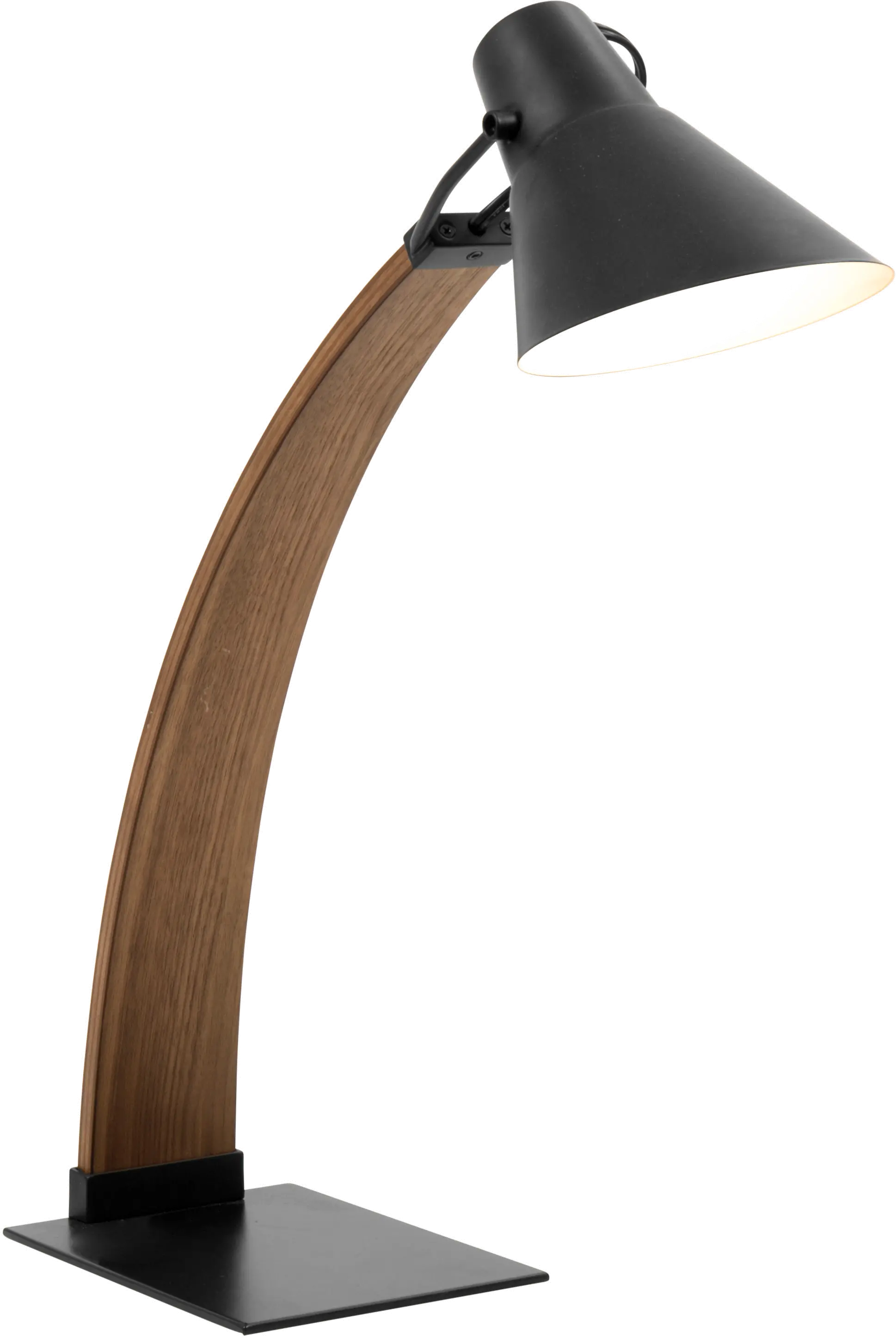 LS-NOAH-WL-BK Mid Century Modern Walnut and Black Table Lamp-2