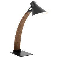 LS-NOAH-WL-BK Mid Century Modern Walnut and Black Table Lamp-2
