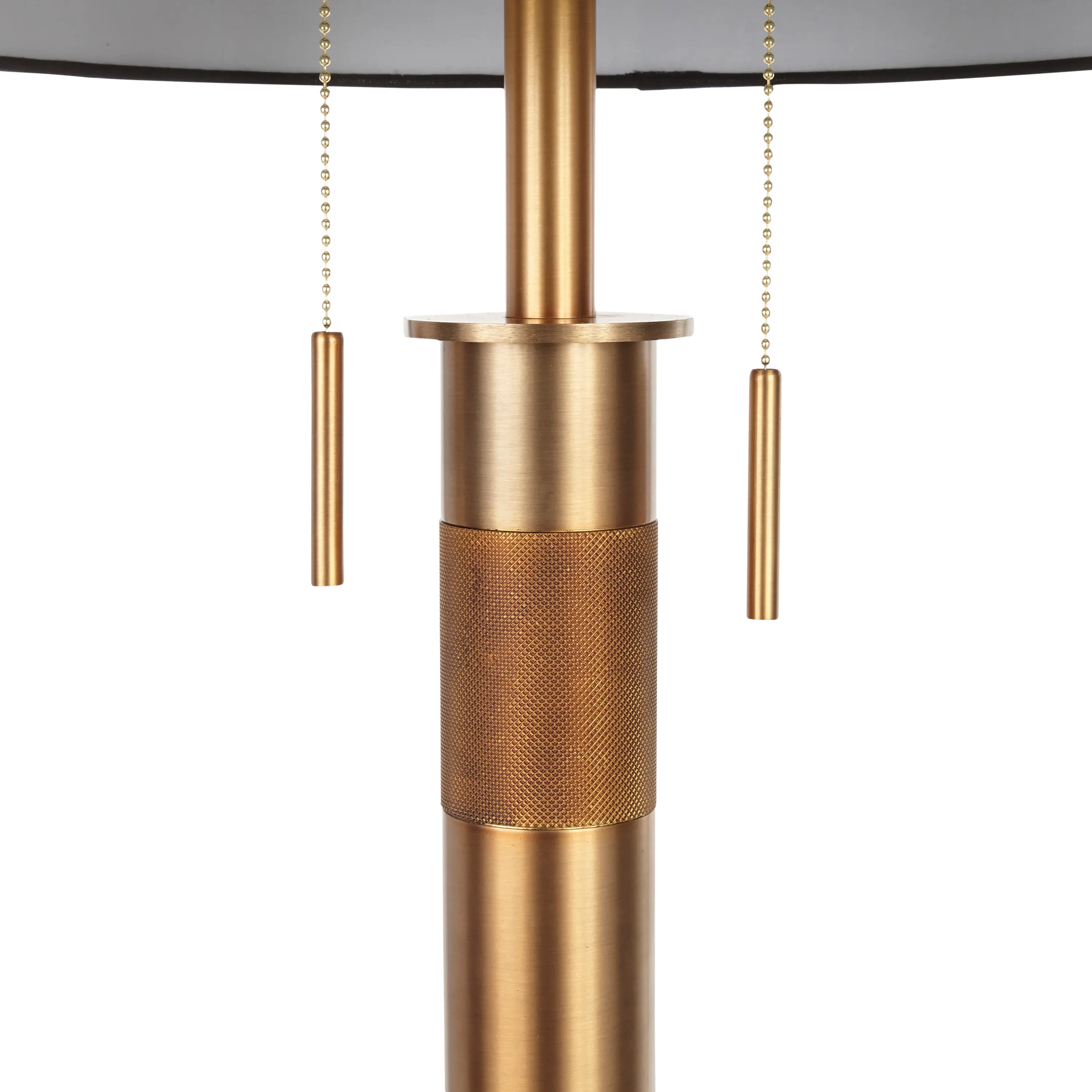 LS-TROPHTL-ABBK Antique Brass Industrial Table Lamp with Black Shade - Trophy-2