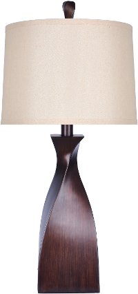 30 Inch Copper Bronze Table Lamp