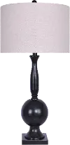 Traditional 30 Inch Rubbed Bronze Table Lamp