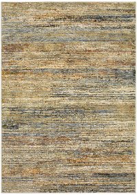 5 x 8 Medium Casual Gold and Green Area Rug - Atlas