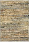 8 x 11 Large Casual Gold and Green Area Rug - Atlas
