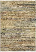 Atlas 8 x 11 Large Casual Gold and Green Area Rug