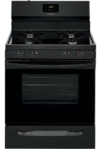 FCRG3015AB Frigidaire 30 Inch 4 Burner Gas Range - 5.0 cu. ft. Black