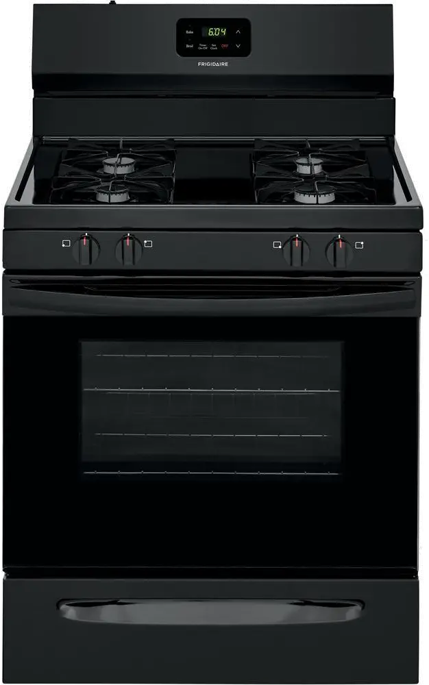 FCRG3015AB Frigidaire 30 Inch 4 Burner Gas Range - 5.0 cu. ft. Black-2
