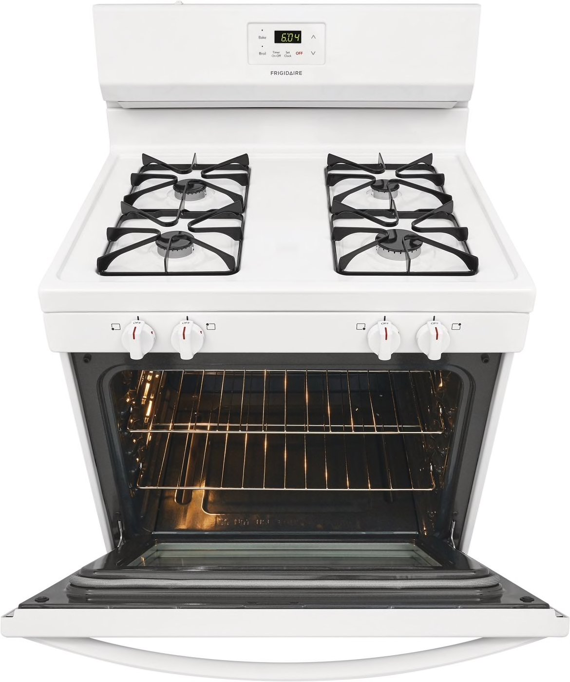 FCRG3015AW Frigidaire 30 Inch 4 Burner Gas Range - 5.0 cu. ft. White-2