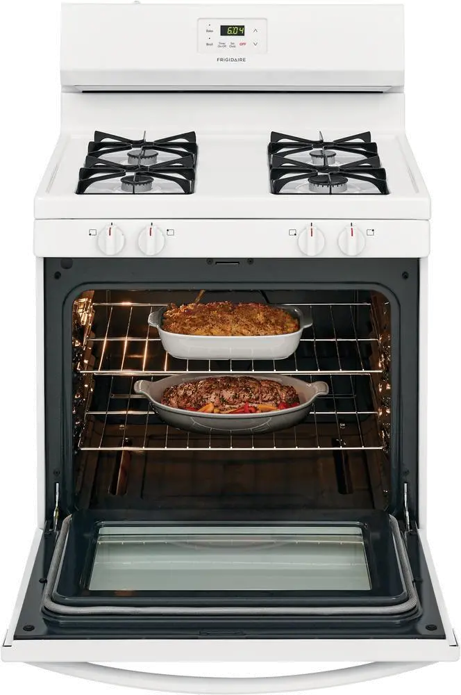 FCRG3015AW Frigidaire 30 Inch 4 Burner Gas Range - 5.0 cu. ft. White-3