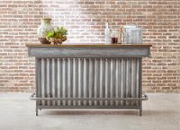 Metal and Wood Bar - Modern Eclectic