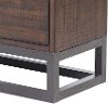 Modern Industrial Dark Brown Dresser - Modern Eclectic