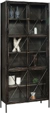 Metal and Glass Display Cabinet - Modern Eclectic