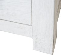 Farmhouse Metal Top White Dresser - Modern Eclectic-2
