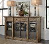 Industrial Warm Oak Dining Room Sideboard - Modern Eclectic