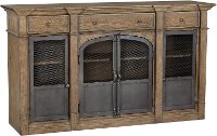 Industrial Warm Oak Dining Room Sideboard - Modern Eclectic-7