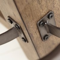 Light Oak Plank Bar Table - Modern Eclectic-3