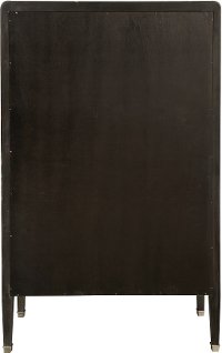 Dark Oak and Primavera Tall Door Chest - Modern Eclectic-5