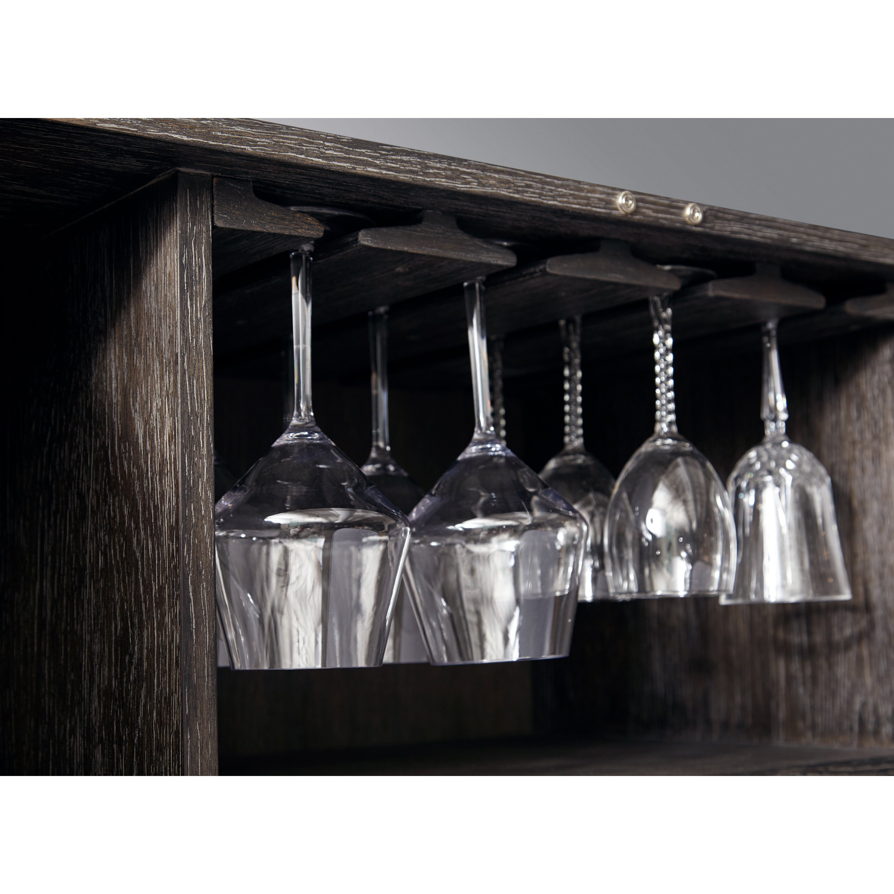 Modern Gray Bar Cabinet - Modern Eclectic-7