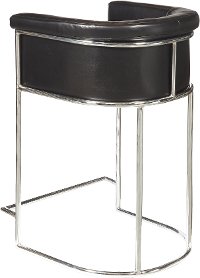 Club Style 30 Inch Faux Leather Bar Stool - Modern Eclectic-4