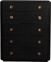 Modern Black Chest of Drawers - Modern Eclectic