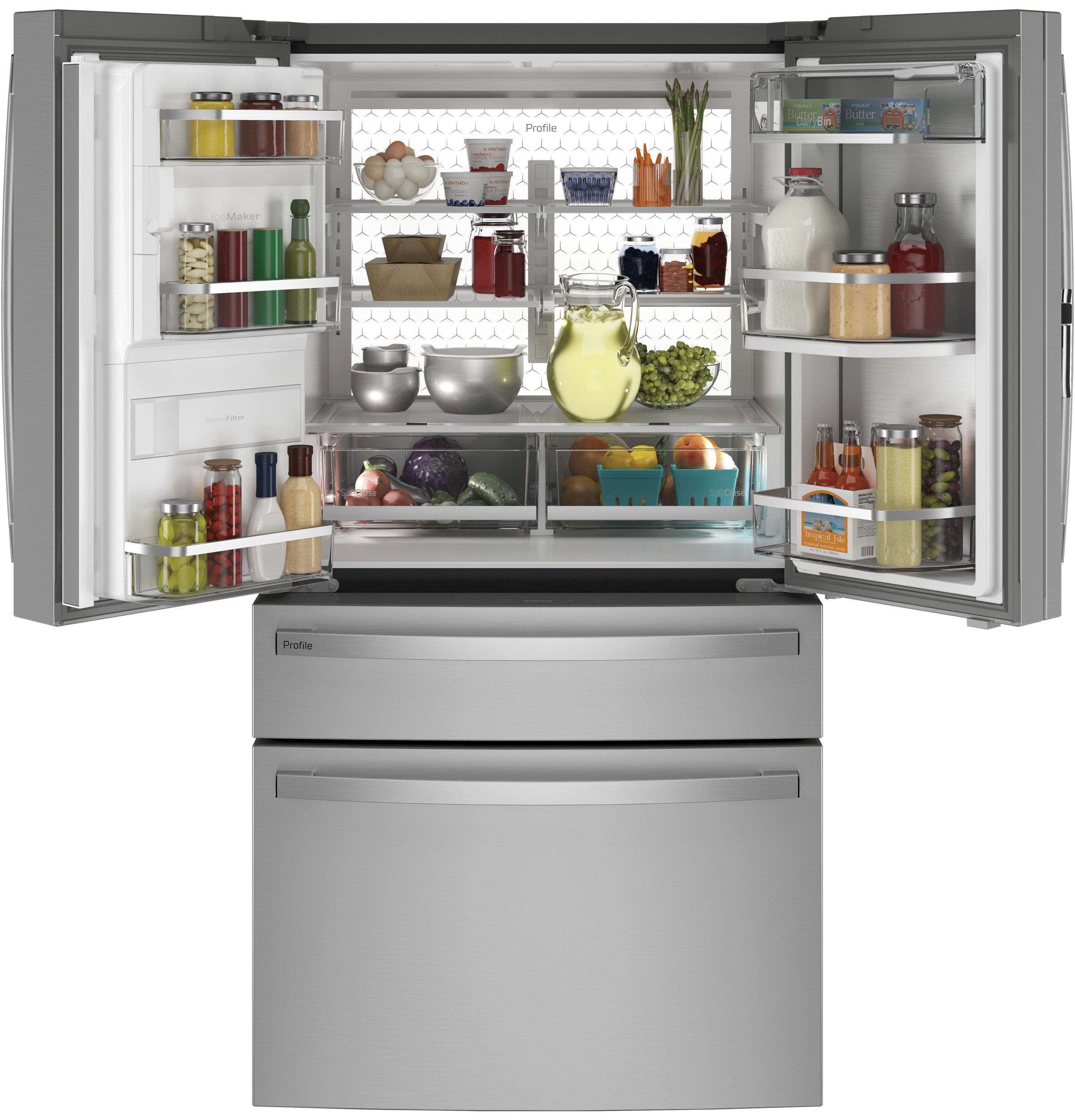 PVD28BYNFS GE Profile 27.9 cu ft French Door Refrigerator - Stainless Steel-7