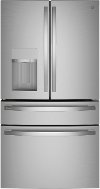 PVD28BYNFS GE Profile 27.9 cu ft French Door-in-Door Smart Refrigerator - Fingerprint Resistant Stainless Steel