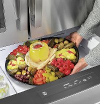 PVD28BYNFS GE Profile 27.9 cu ft French Door-in-Door Smart Refrigerator - Fingerprint Resistant Stainless Steel-8