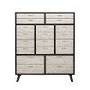 Black and White Gentlemen's Chest - Modern Eclectic