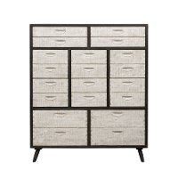 Black and White Gentlemen's Chest - Modern Eclectic