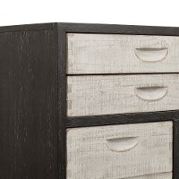 Black and White Gentlemen's Chest - Modern Eclectic-3