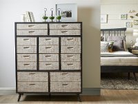 Black and White Gentlemen's Chest - Modern Eclectic-4