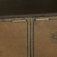 Antique Metal Dining Sideboard - Modern Eclectic-3