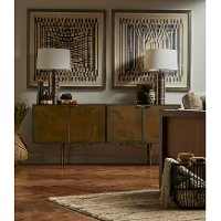 Antique Metal Dining Sideboard - Modern Eclectic-8