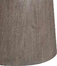 Gray and Taupe 54 Inch Round Dining Room Table - Modern Eclectic-6