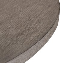 Gray and Taupe 54 Inch Round Dining Room Table - Modern Eclectic-7
