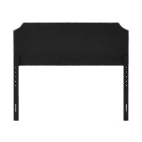 Gray Queen Upholstered Headboard and Bench Set - Modern Eclectic-3