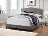 Denim Gray Queen Upholstered Bed - Modern Eclectic