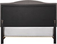 Denim Gray Queen Upholstered Bed - Modern Eclectic-3