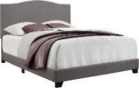 Denim Gray Queen Upholstered Bed - Modern Eclectic-6