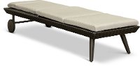 Portofino Patio Chaise Lounge wit Sunbrella Cushion - Espresso-2