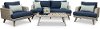 OP-PESCSG4-PORV-LGB Indigo Blue 4 Piece Patio Set - Portofino