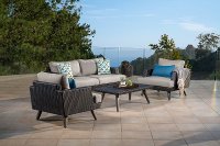 Portofino 4 Piece Patio Set - Espresso