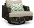 Portofino Patio Motion Chair with Sunbrella Fabric - Espresso