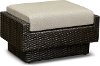 Portofino Patio Ottoman with Sunbrella Fabric - Espresso