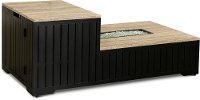 Portofino Modern Patio Fire Pit Table - Espresso