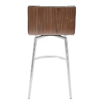 B26-MSNSW-WLGY2 Contemporary Gray Swivel Counter Height Stool (Set of 2) - Mason-5